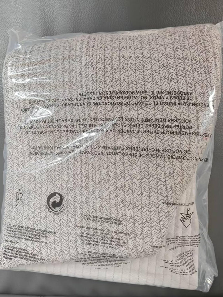 Faltbarer Wäschekorb mit Deckel, Wäschesammler - Wäschekörbe, Körbe geflochten, gross & XXL, weiss,