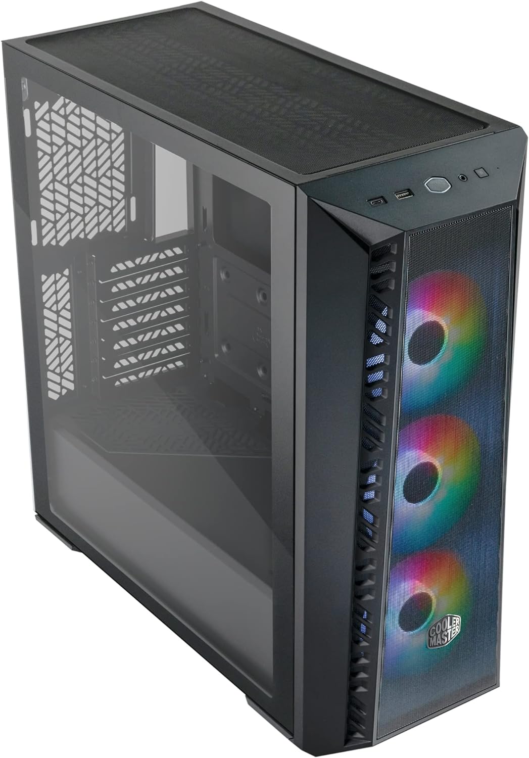 Cooler Master MasterBox 520 Mesh-PC-Gehäuse – Mid-Tower-ATX-Gehäuse, 3 x vorinstallierten Lüftern, m