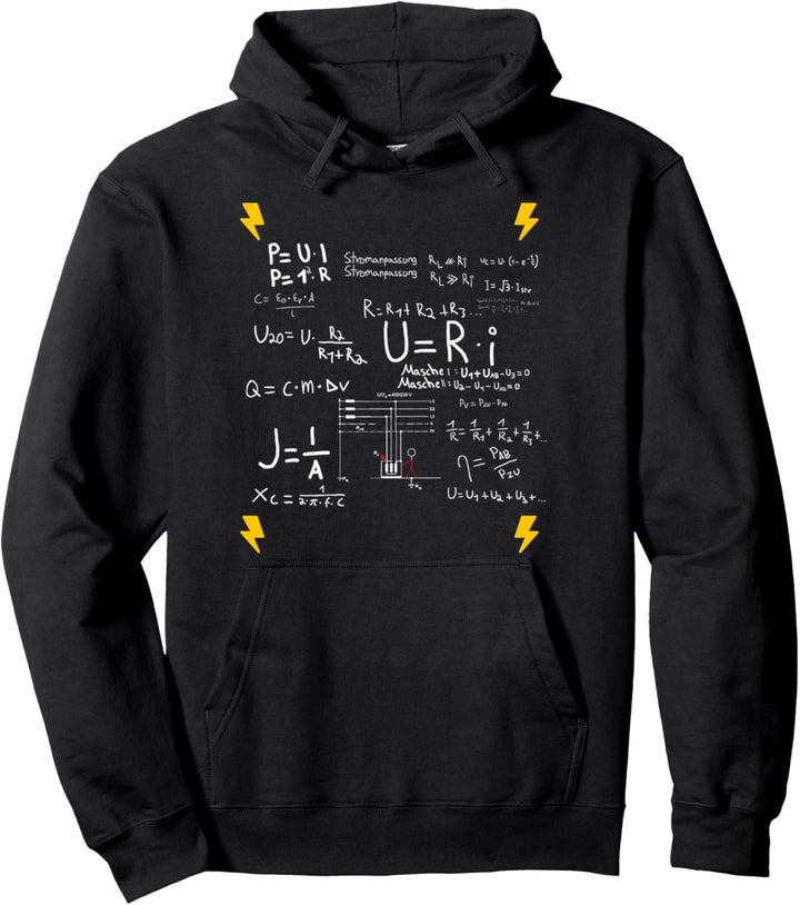 Elektrotechnik Formelsammlung für Elektrotechniker Pullover Hoodie