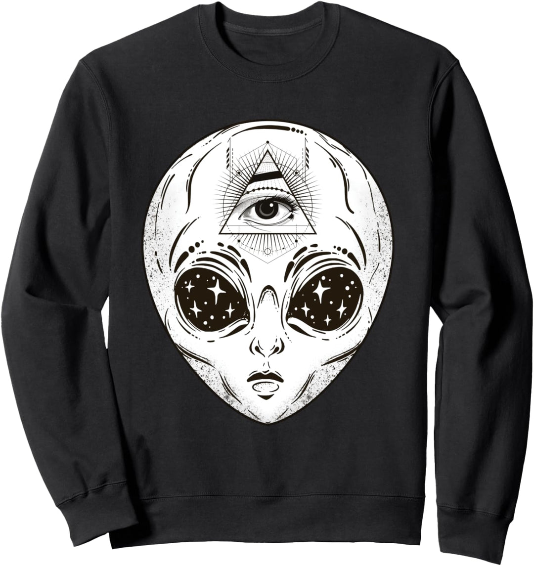 Illuminati Alien T-Shirt - All sehendes Auge Männer & Frauen Sweatshirt
