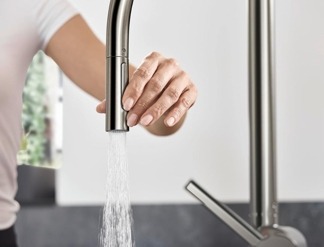 hansgrohe Küchenarmatur Talis M54 (Wasserhahn Küche mit Schlauchbox, 360° schwenkbar, ausziehbare Br