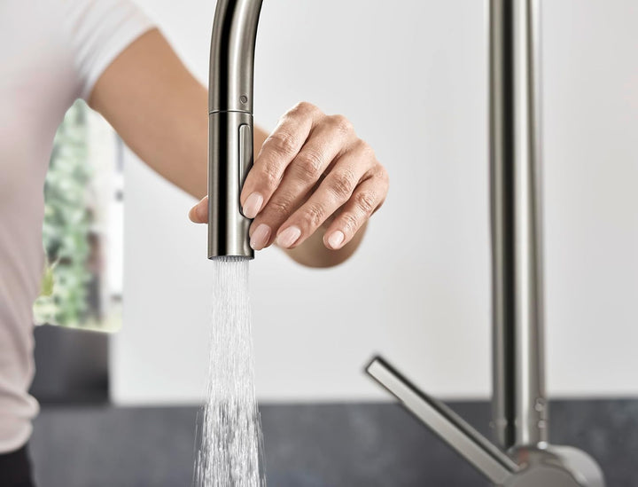 hansgrohe Küchenarmatur Talis M54 (Wasserhahn Küche mit Schlauchbox, 360° schwenkbar, ausziehbare Br