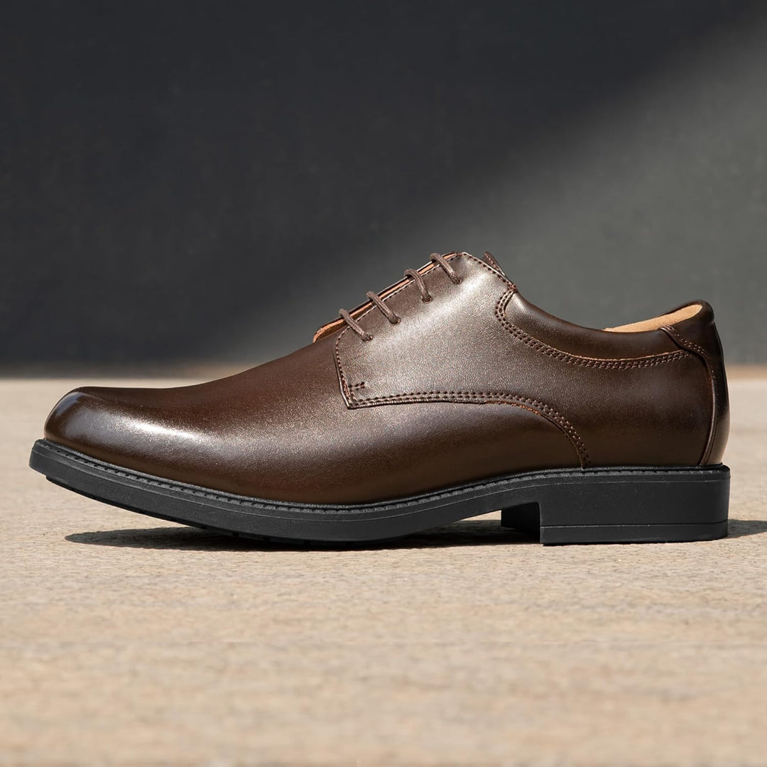 Bruno Marc Herren Business Schuhe Derby Schnürhalbschuhe Anzugschuhe, 39.5 EU Dunkelbraun