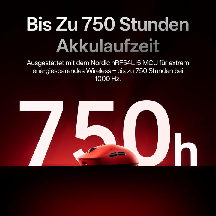 Rapoo VT2 MAX Kabellose Gaming-Maus, 30K DPI Sensor, echte 8000Hz Abfragerate, 53g Ultraleicht, 750