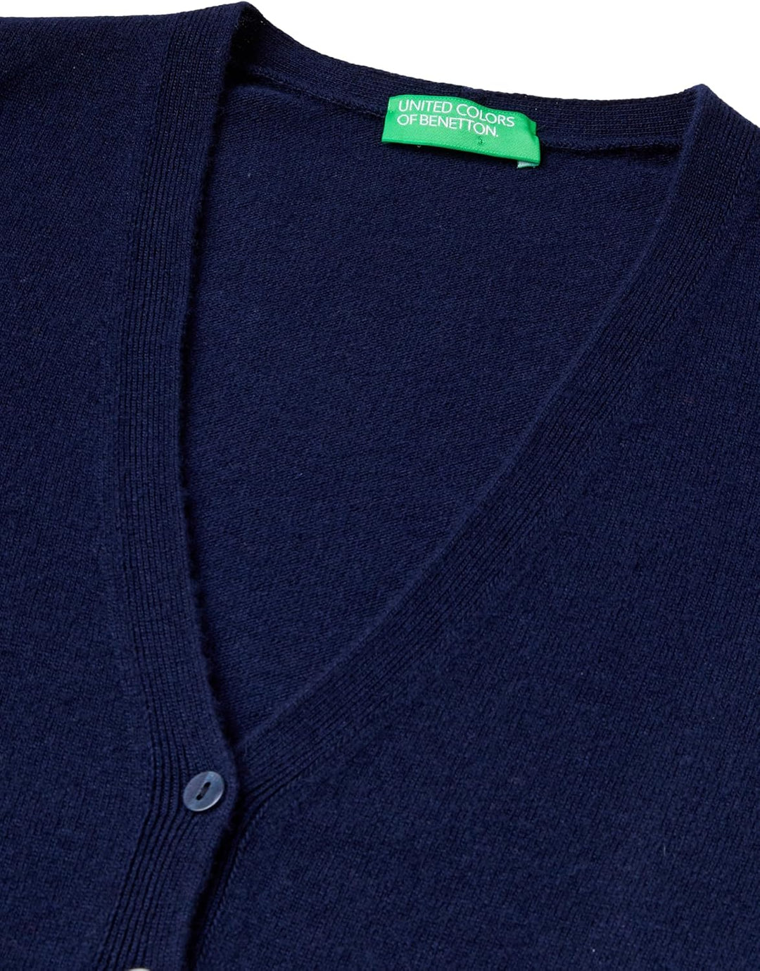 United Colors of Benetton Damen Cardigan M/L 1002d6879 Strickjacke L Blau, L Blau