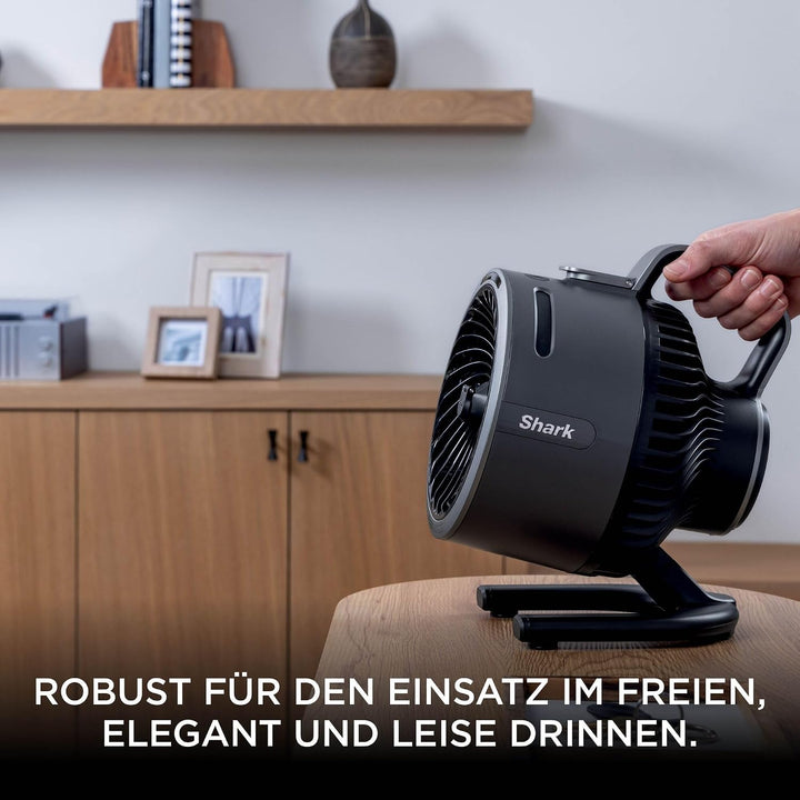 Shark FlexBreeze HydroGo – Leistungsstarker Nebelventilator, Kühlung im Innen- und Aussenbereich, Le