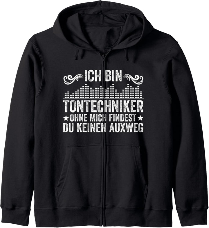 Tontechniker Tontechnik Toningenieur Kapuzenjacke