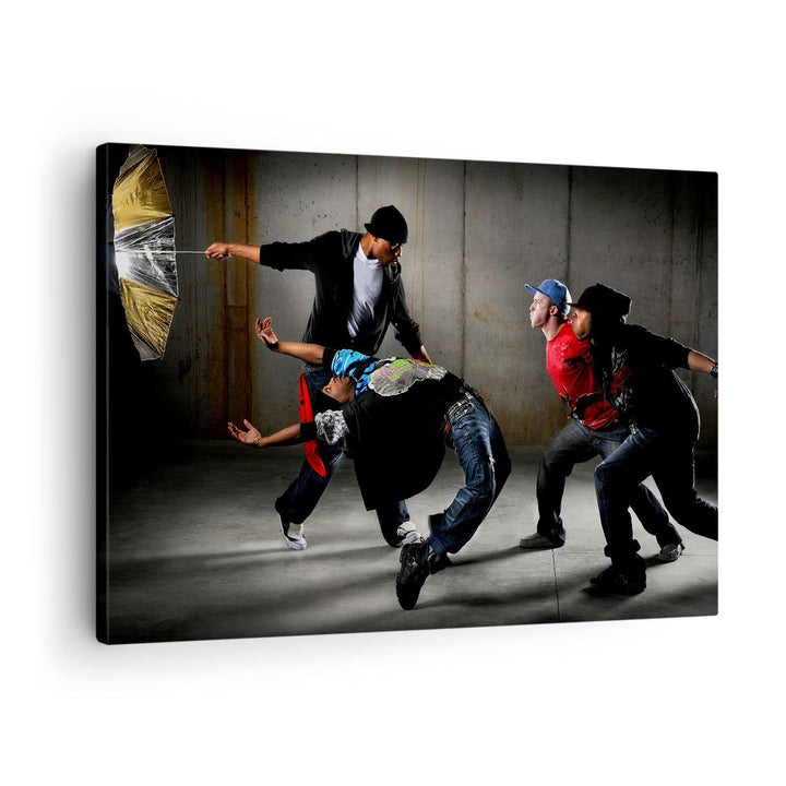 Bilder auf Leinwand Gleichgewicht Tänzer springen Leinwandbild 70x50cm Wandbilder Dekoration Wohnzim
