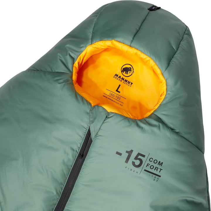 Mammut Comfort Fiber Bag -15 °C, tiefes Zypressenmuster L