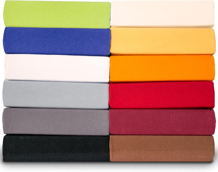 aqua-textil Royal Spannbettlaken Boxspringbett Wasserbett rund Ø ca. 245 cm dunkel grau 210g/qm Jers