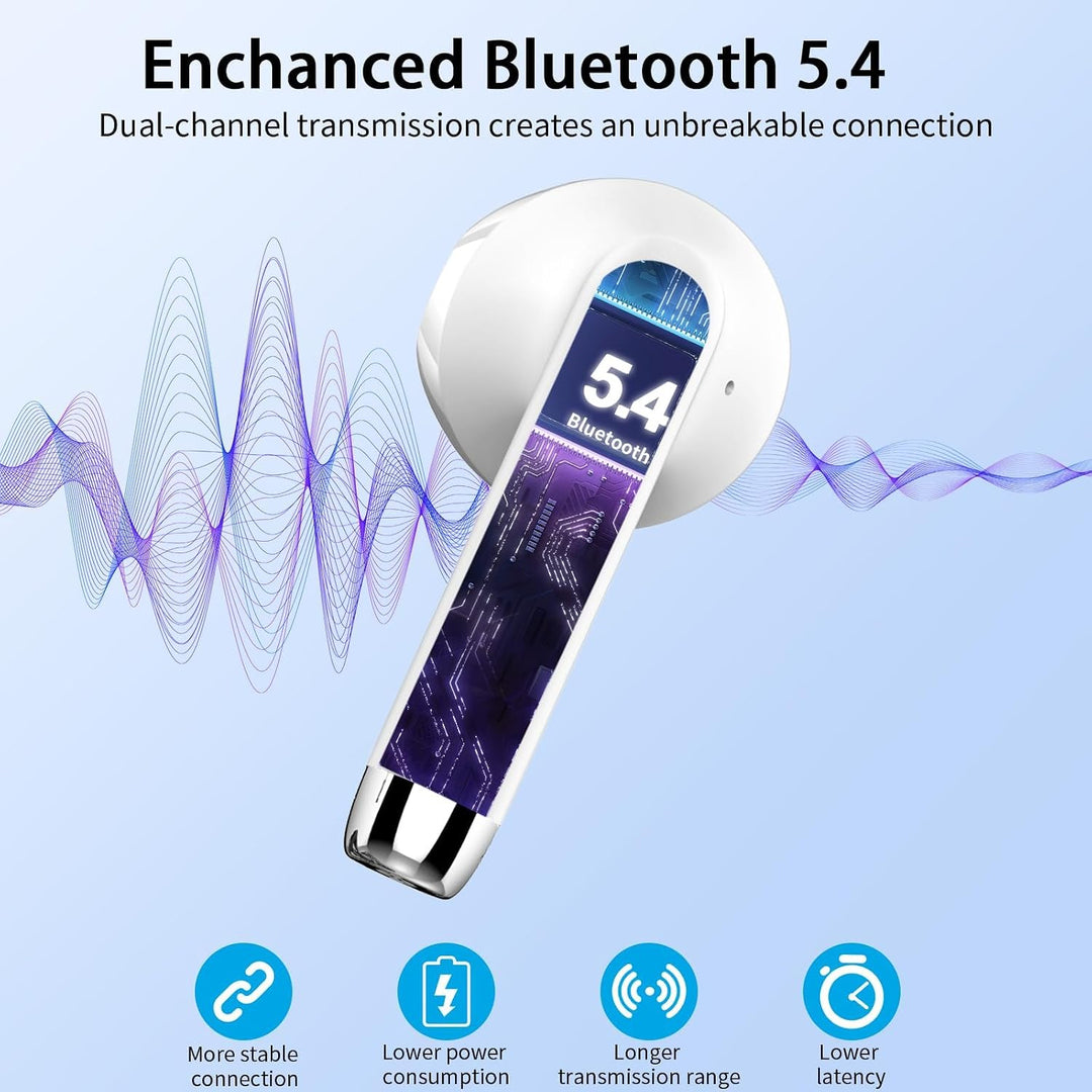 Drsaec Bluetooth 5.4 Kopfhörer, 6D Tiefer Bass In Ear Kopfhörer Kabellos Bluetooth 2026 Neu 56 Std K