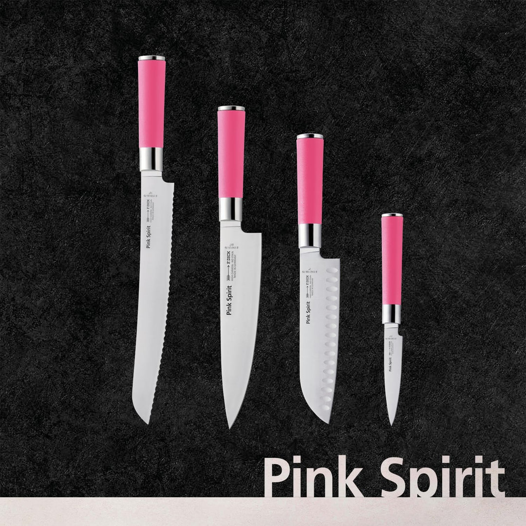 F. DICK Pink Spirit Kochmesser (Klingenlänge 21 cm, Küchenmesser aus hochlegiertem Edelstahl, Klinge