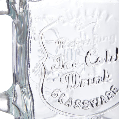 Relaxdays Trinkgläser mit Deckel und Strohhalm, 12er Set Limonadengläser, 500 ml, Retro Sommergläser
