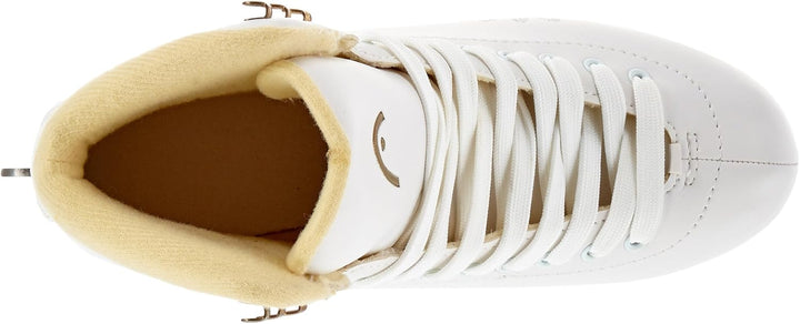 HEAD Eiskunstlauf Schlittschuhe Amber I Damen Schlittschuhe mit Edelstahlkufe I Schneeflocken-Design