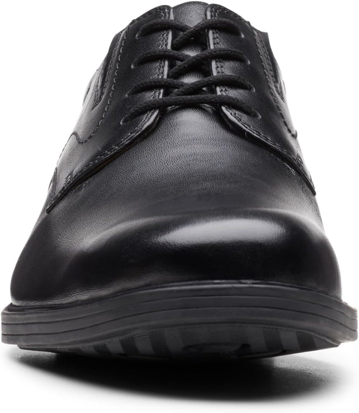 Clarks Herren Whiddon Step Slipper 39.5 EU Black Leather, 39.5 EU Black Leather
