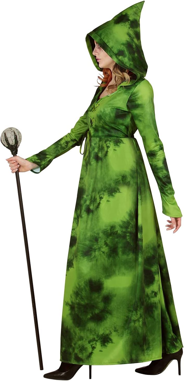WIDMANN 10714 COSTUME STREGA DELLA FORESTA XL VERDE LUNGO 