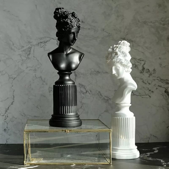 Moderne abstrakte Kunst, Tischdekorationen für Esszimmer, Wohnzimmer, Büro, Mittelstück. Skulptur de