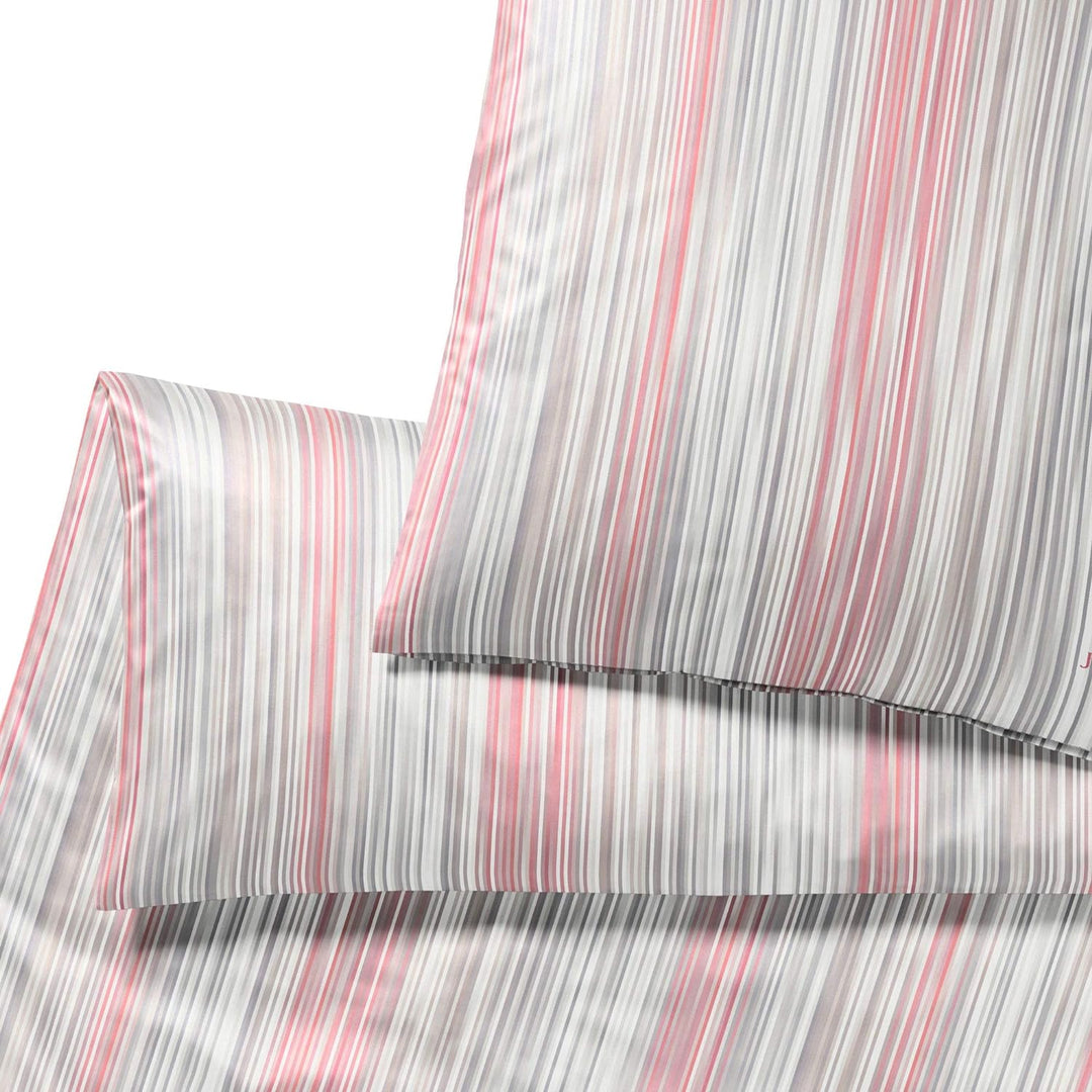 Joop! Bettwäsche Pinstripe Coral 1 Bettbezug 200 x 220 cm + 2 Kissenbezüge 80 x 80 cm, 1 Bettbezug 2