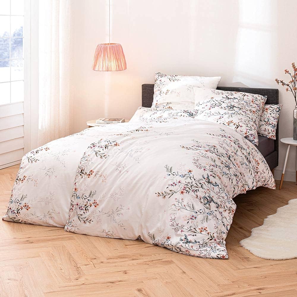 ESTELLA Bettwäsche Gabrielle | Multicolor | 140x200 + 70x90 + 40x80 cm | Satin de Luxe | luxuriöser