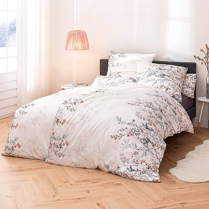 ESTELLA Bettwäsche Gabrielle | Multicolor | 140x200 + 70x90 + 40x80 cm | Satin de Luxe | luxuriöser