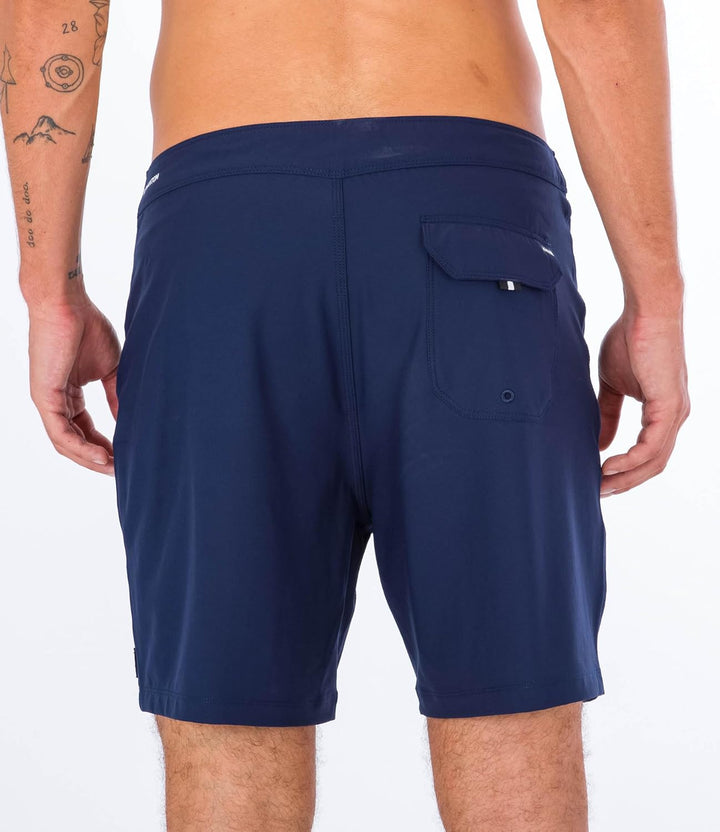 Hurley Herren Phantom O&o Solid 18' Board-Shorts, Obsidian, 42