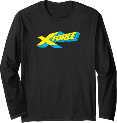 Marvel X-Men X-Force Bold Bright Logo Langarmshirt