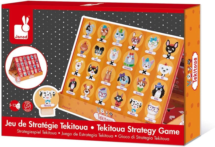Janod - Strategy Tekitoua Game - Childrens Board Game - FSC - Certified Game of Skill - Ages 5 and u