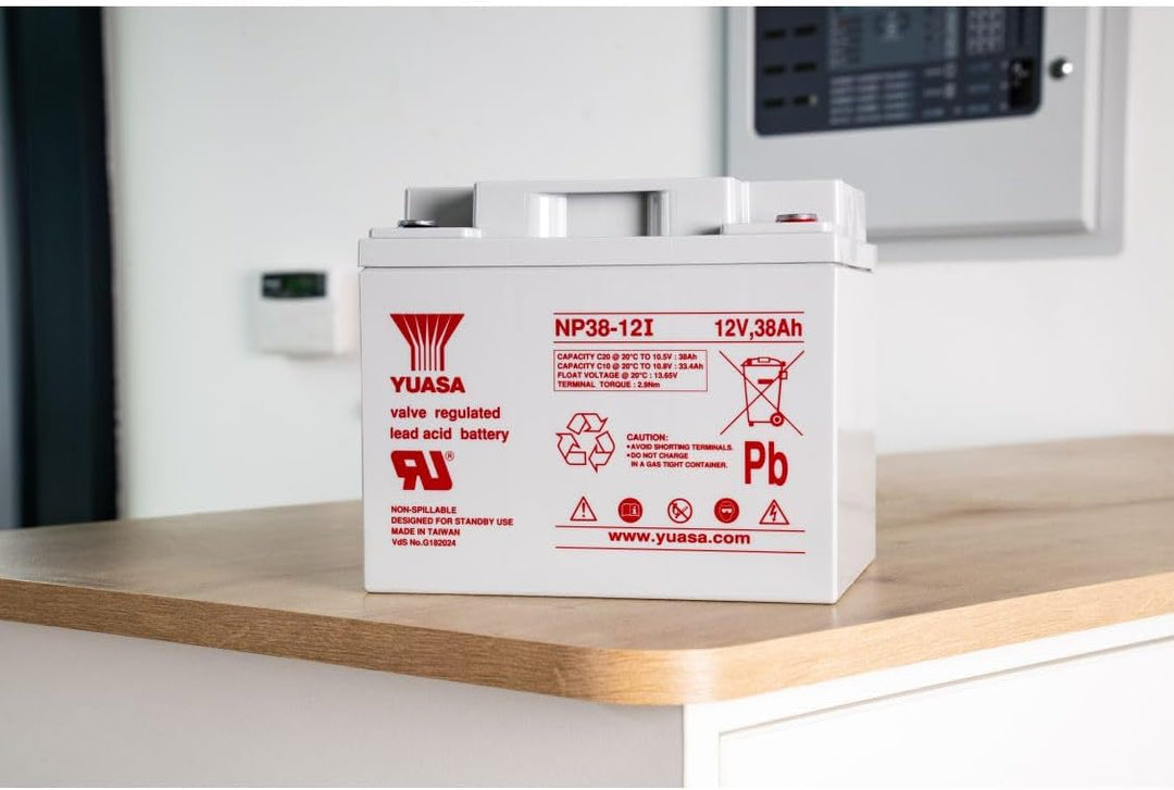YUASA Batterie Yuasa NP38 – 12 (38Ah 12 V) für alle Arten von Anwendungen.