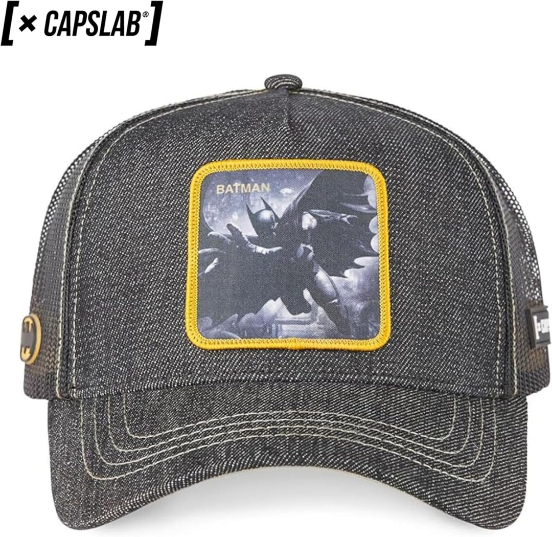 Capslab Batman DC Batman Black Gray DC Trucker Cap 55-62 Trucker-Bat-Gray#32878, 55-62 Trucker-Bat-G