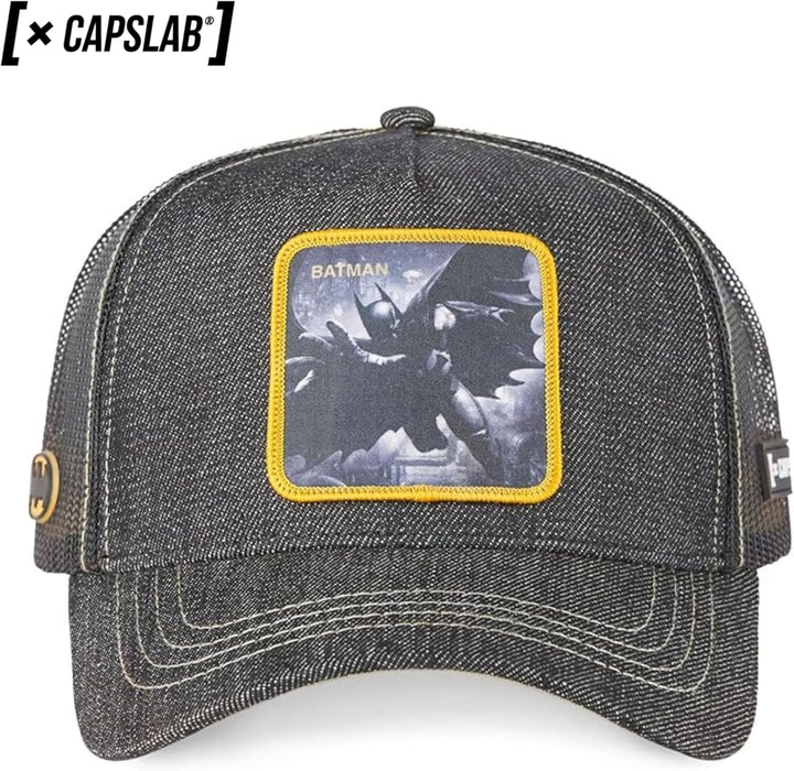 Capslab Batman DC Batman Black Gray DC Trucker Cap 55-62 Trucker-Bat-Gray#32878, 55-62 Trucker-Bat-G