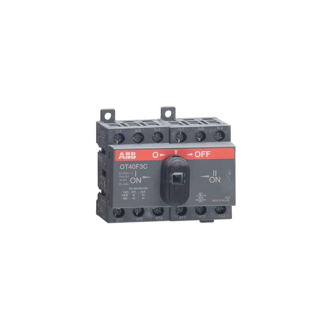 Abb-entrelec ot40f3c - Schalter ot40f3 Kontakte Montage auf DIN-Profil