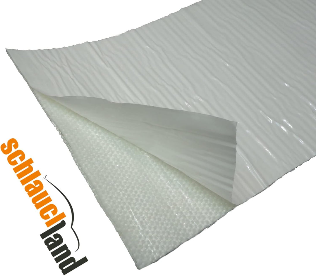 3 Stück Alu-Fiberglas Hitzeschutzmatte 1,00 x 0,20 m selbstklebend &amp; reflektierend | VIELE GRÖSSEN &amp;