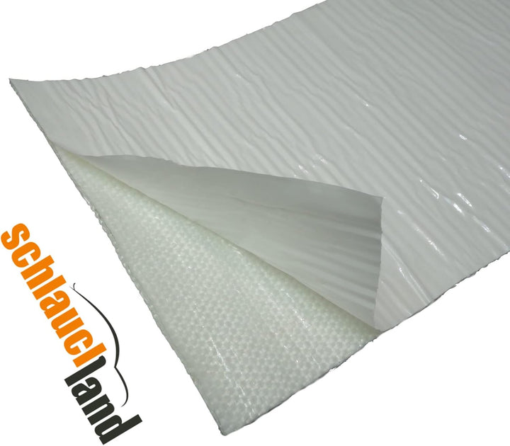 3 Stück Alu-Fiberglas Hitzeschutzmatte 1,00 x 0,20 m selbstklebend &amp; reflektierend | VIELE GRÖSSEN &amp;