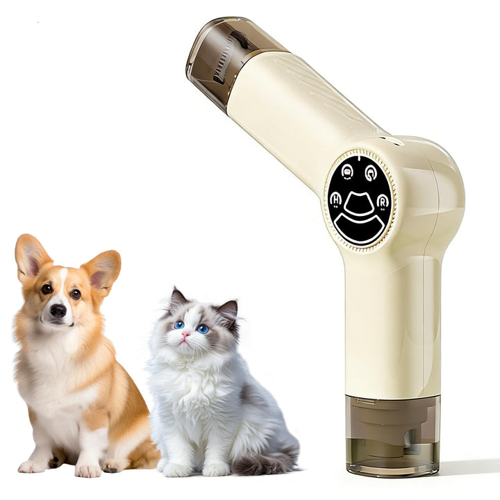 Hoofun Upgrade 2in1 Profi Pfotentrimmer: Nägel Feilen und Rasieren Trimmer mit Starker Motor & Akku