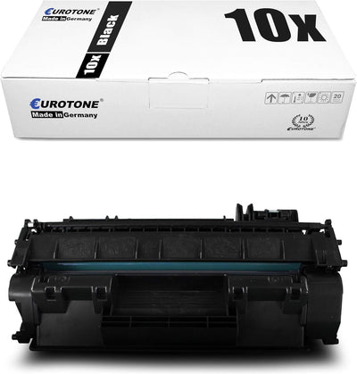 10x Eurotone XXL Toner kompatibel für Canon LBP 251 252 253 6300 6650 dw x DN ersetzt 3480B002 719H