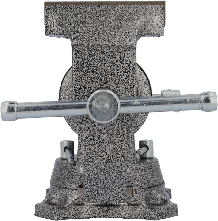 HRB Profi Schraubstock drehbar gross - 100 mm Spannweite-, multifunktionaler Profi Tischschraubstock