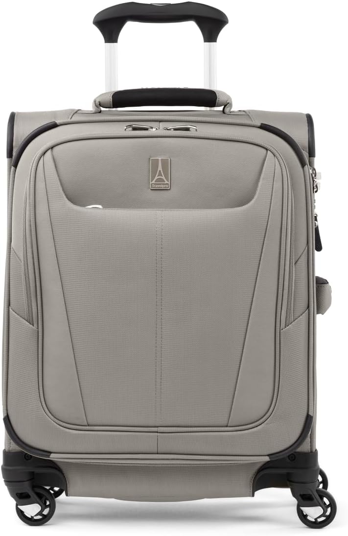 Travelpro Maxlite 5-Softside Erweiterbares Spinnrad Gepäck, champagnerfarben, Carry-on 19-Inch, Maxl