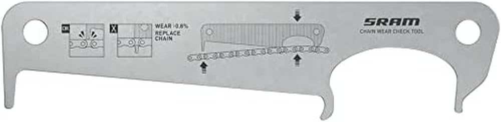 Sram Unisex – Erwachsene Chain Wear Check Tool, Schwarz, OneSize