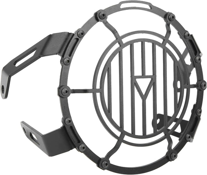 Motorrad Scheinwerferschutz,Dioche Iron Black Front Scheinwerferschutz Abdeckung Schutzgitter Schutz
