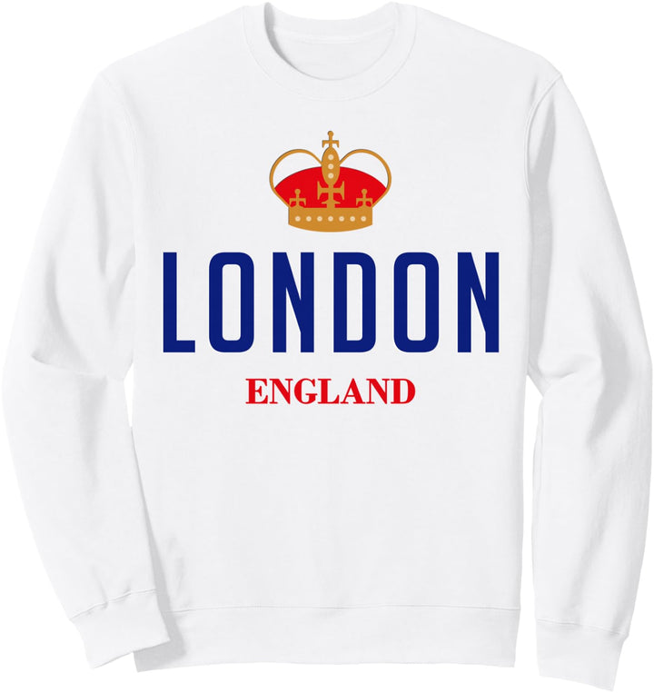 Royal London England Crown, London Wait For Me Travel London Sweatshirt