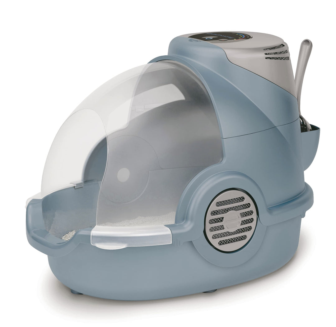 Oster Katzentoilette (mit elektr. Geruchsentferner, Katzenklo mit Ventilator, geringer Stromverbrauc