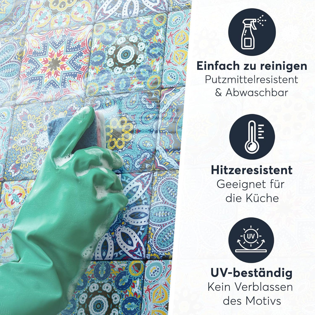 CREATISTO Mosaik Klebefliesen Stickerfliesen Fliesenfolie - Hochwertige Aufkleber Sticker für Fliese