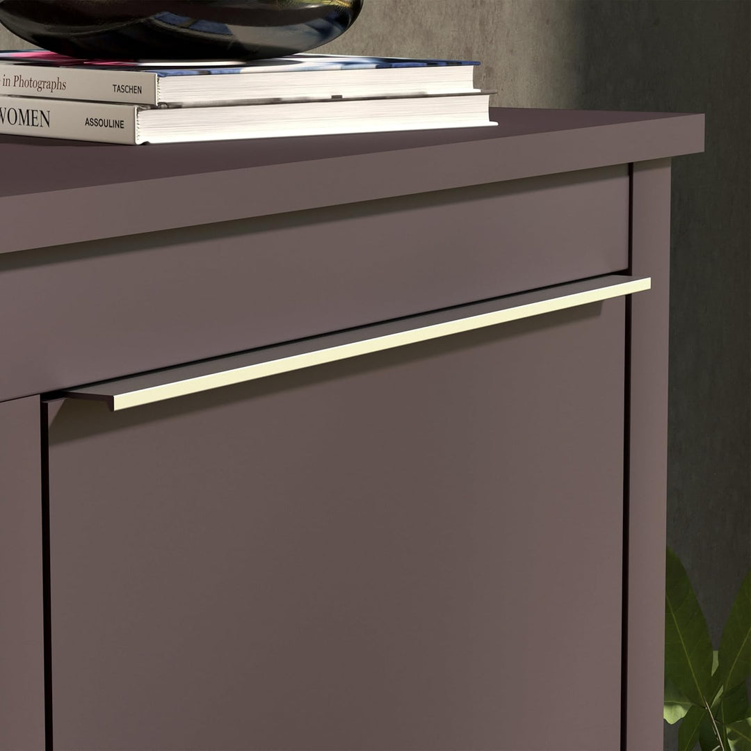 10er Set Alu Möbelgriff SEARL 380 mm Edelstahloptik Griffleiste Schrankgriff Küchengriff von SO-TECH