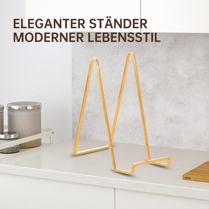 Staffelei Aufsteller Teller Ständer Metall - Tellerständer Gross - Deko Tellerhalter - Dekoteller Ha