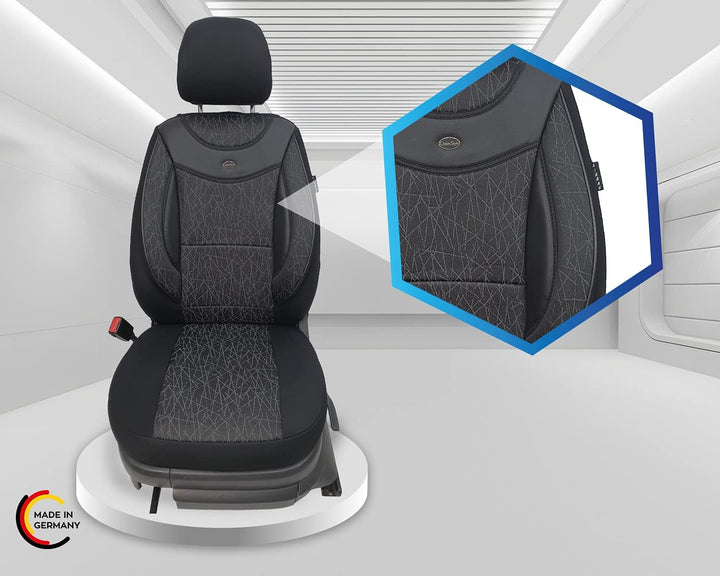 BREMER SITZBEZÜGE Mass Auto Schonbezüge kompatibel mit Mercedes B-Klasse W245 Fahrer & Beifahrer Set