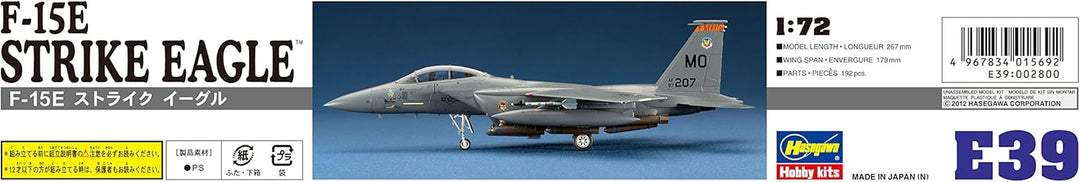 Hasegawa E39 - 1/72 F15E Strike Eagle, Plastikmodellbau