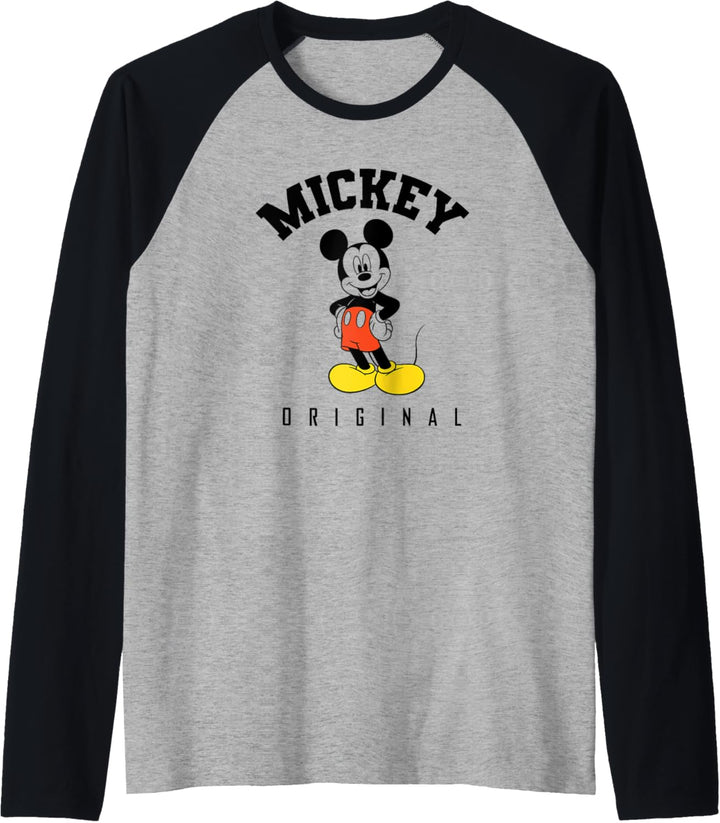 Disney Mickey Mouse Original Hello Raglan