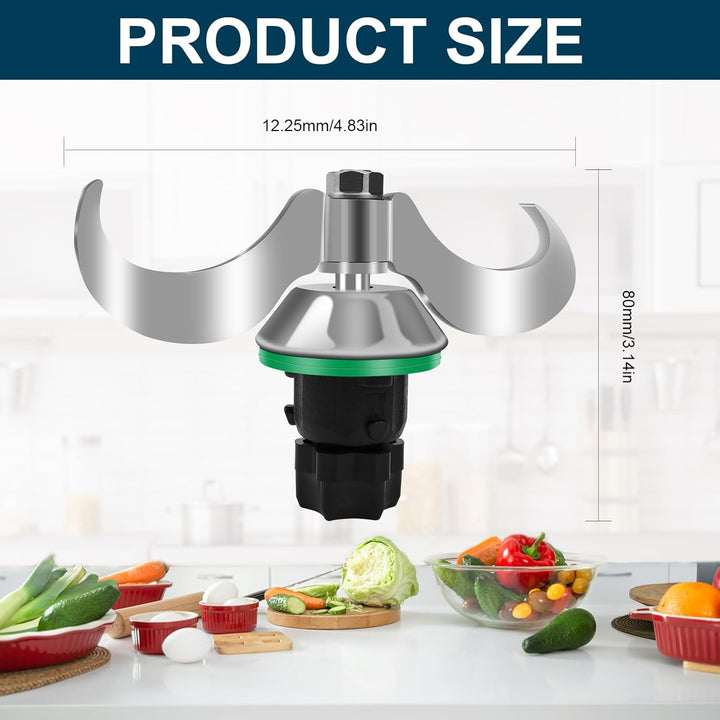 Teigmischmesser für Thermomix TM7 TM6 TM5 Teigknetmesser aus Edelstahl Thermomix Zubehör Schnelles M