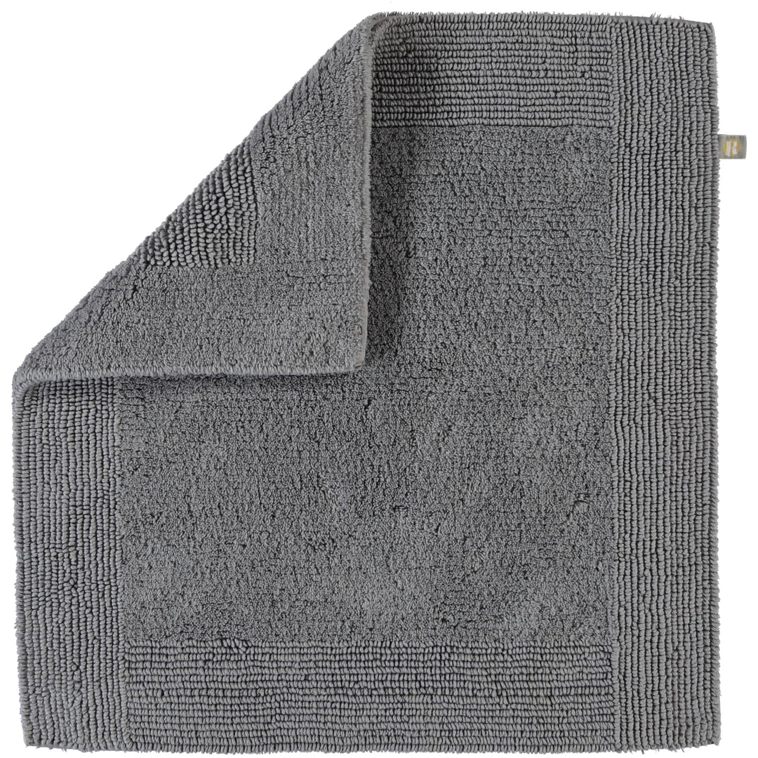 RHOMTUFT Prestige Badvorleger, 100% Baumwolle, 85 Kiesel, 60 x 60 cm, WC-Vorleger ohne Passform 60 x
