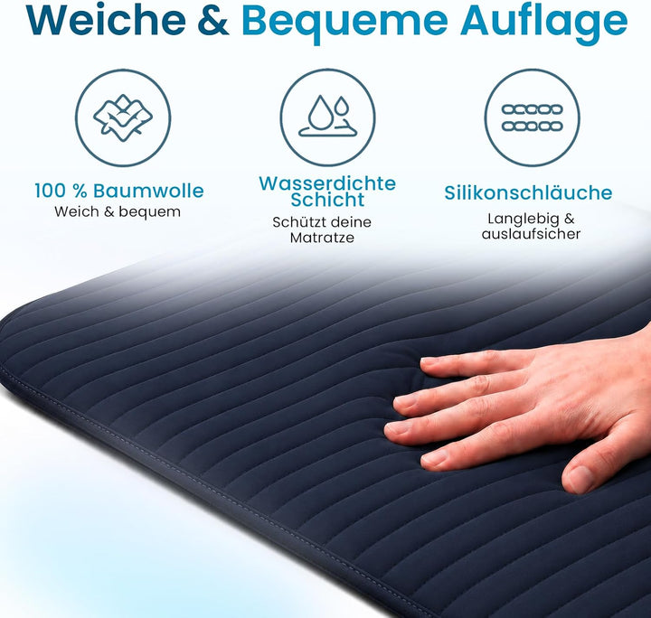 Adamson B10 Bed Cooling System - Twin 190x100 cm - 100% Baumwolle Matratze Kühlung Bett-Pad für Nach